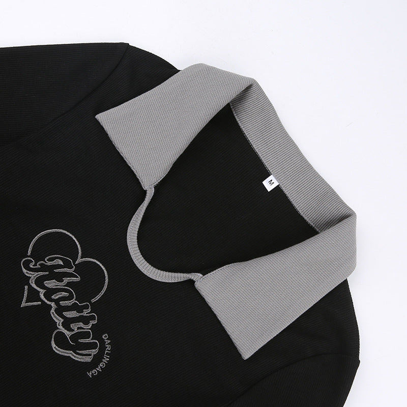 Sleeve Zipper Slim Dress