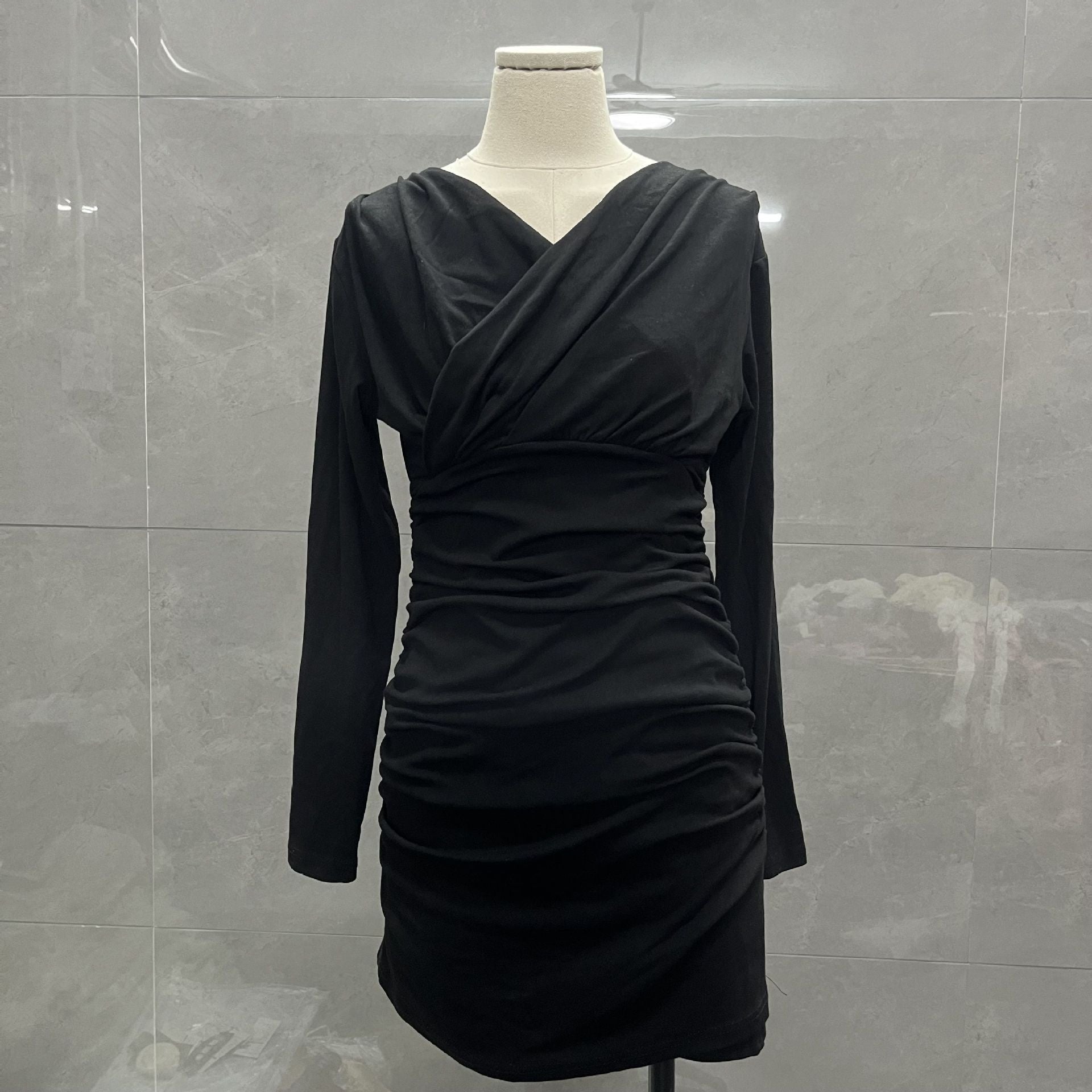 Stretch Sleeve Dress