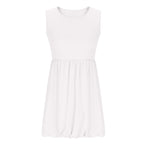 Puffy Skirt Sleeveless Dress