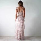 Cake-Style Floral Print Dress