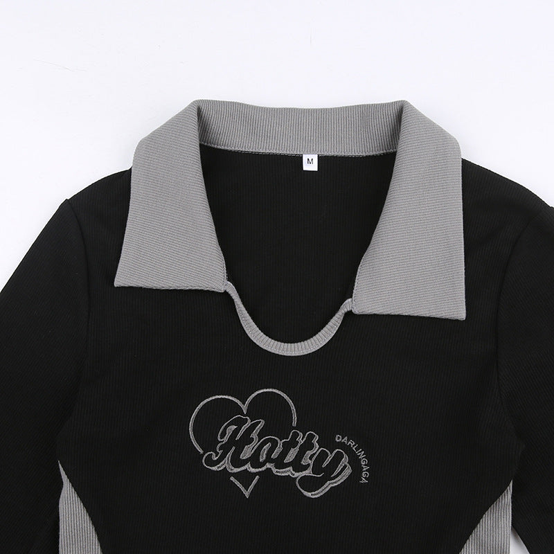 Sleeve Zipper Slim Dress