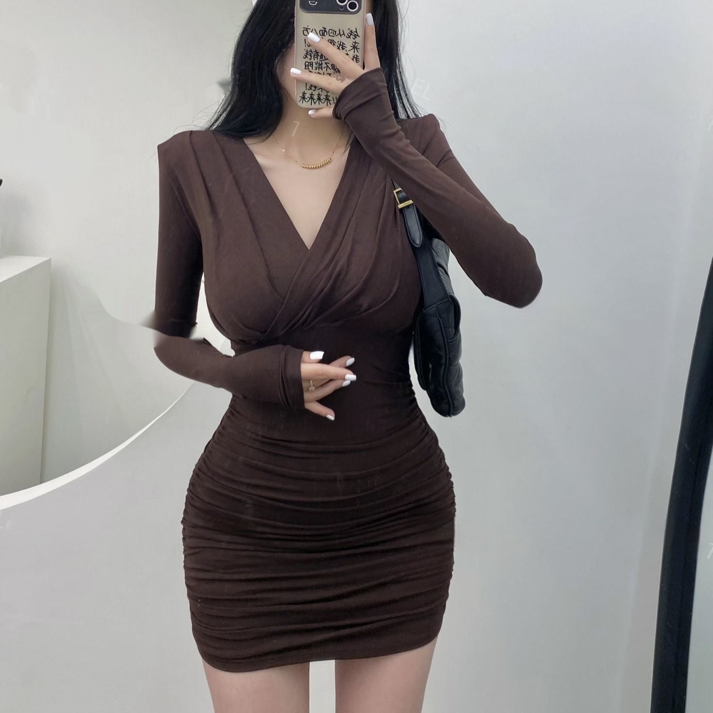 Stretch Sleeve Dress