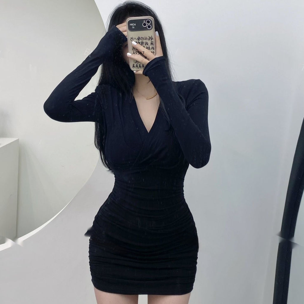 Stretch Sleeve Dress