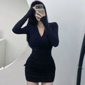 Stretch Sleeve Dress