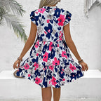 Summer Floral Print Dress