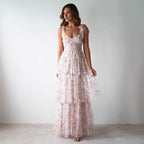 Cake-Style Floral Print Dress